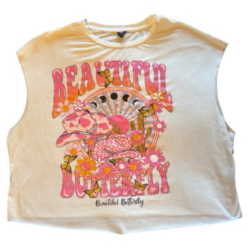 Beautiful Butterfly Graphic Women's Top
